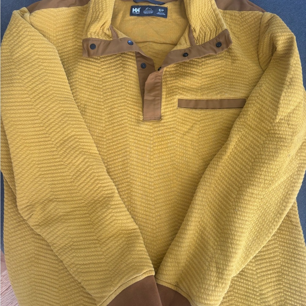 Helly Hansen Mustard Textured Knit